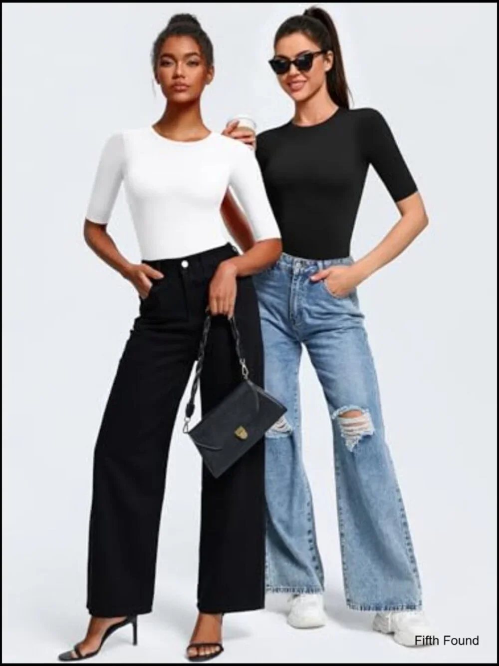 Women's Half Sleeve Crew Neck Bodysuit 3/4 Sleeve Slim Fit Going Out Top